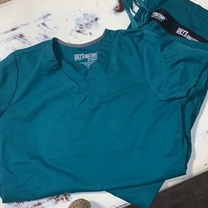 Bahama Blue Grey’s Anatomy scrub set